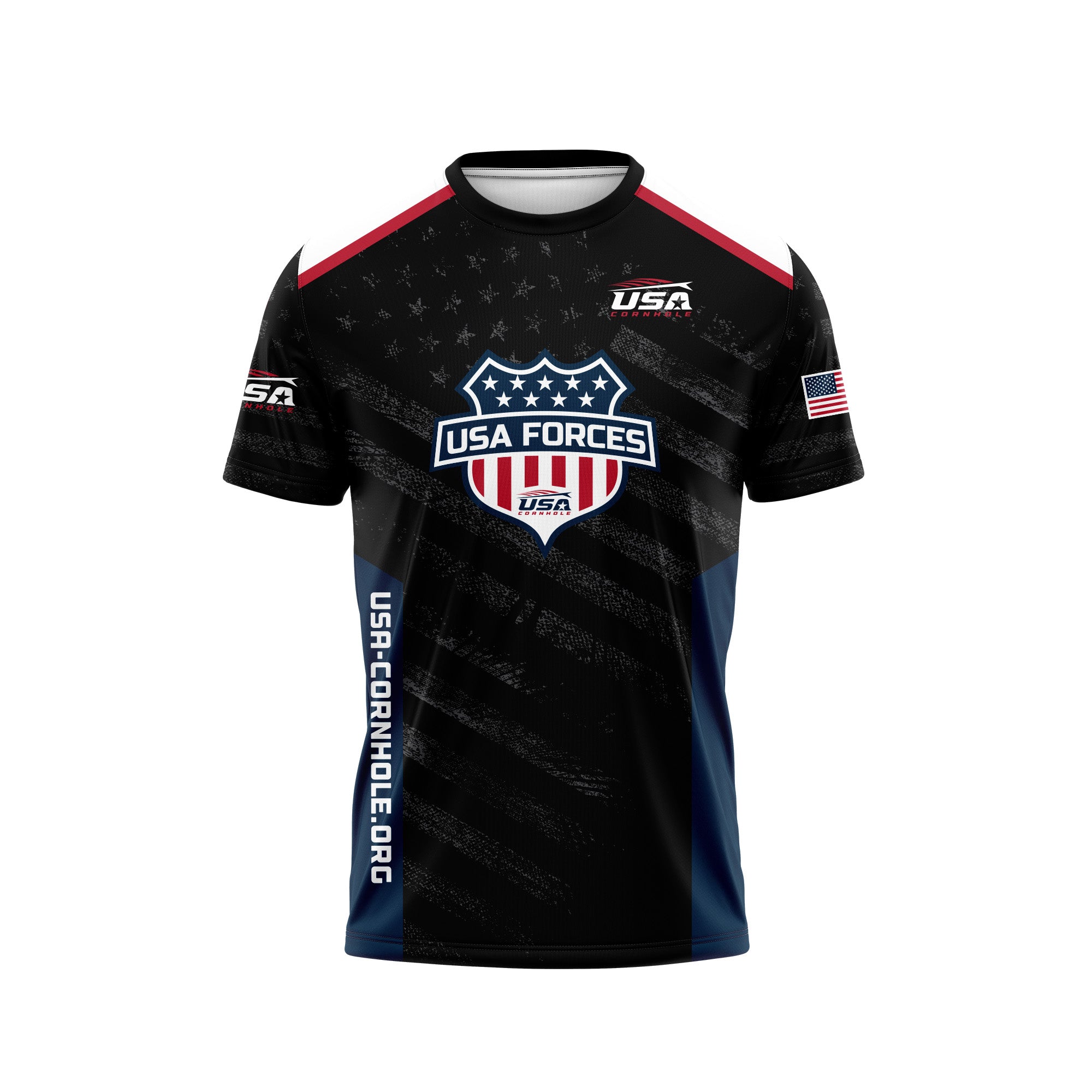 ACL USA FORCES JERSEY - BLACK