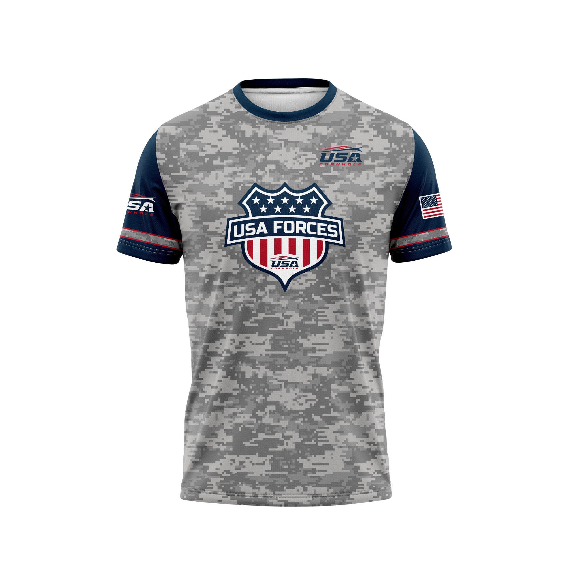 ACL USA FORCES JERSEY - CAMO GREY
