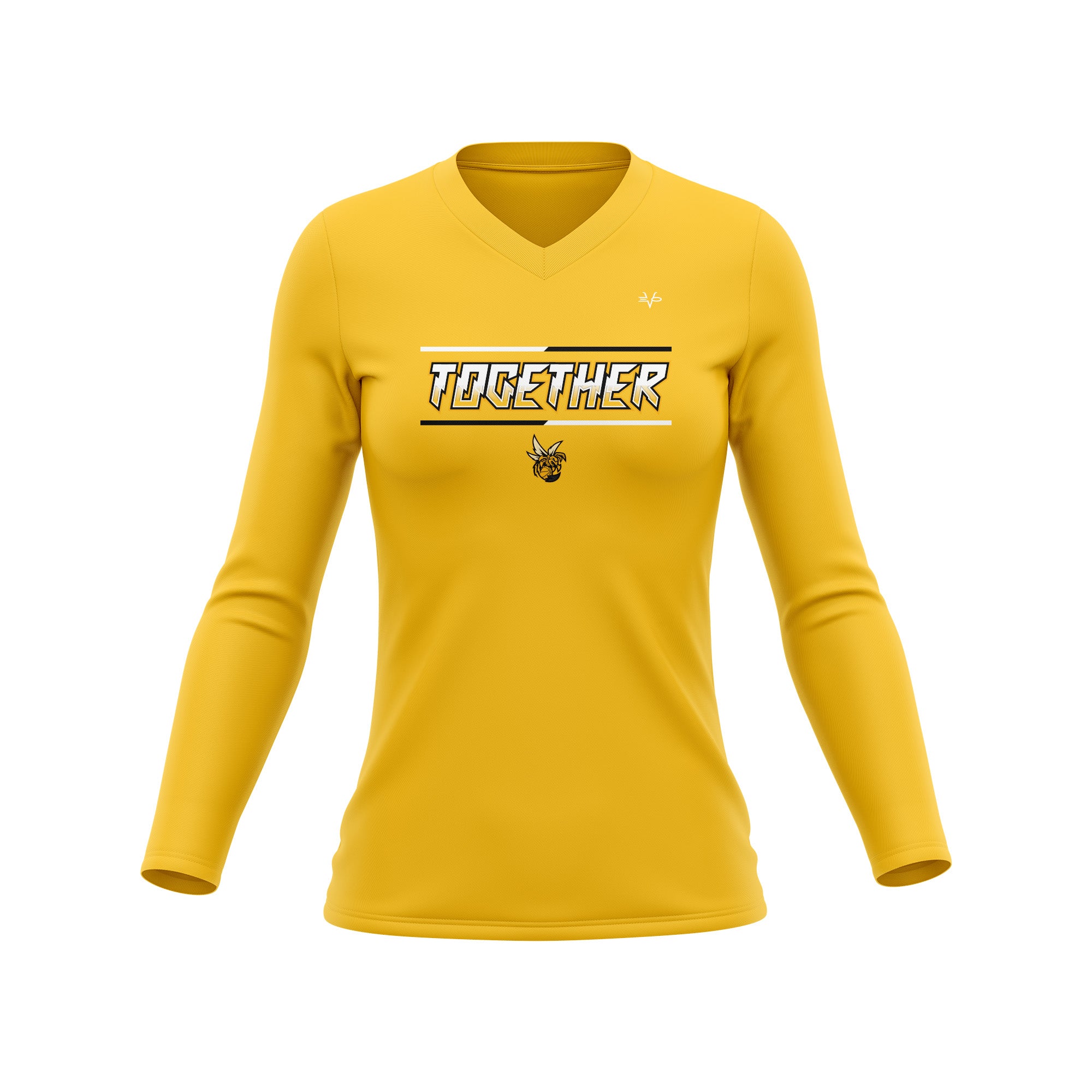 Old Bridge Stingers Womens LS Yellow Together