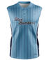 BLUE BOMBERS WOMEN 2 BUTTON SLEEVELESS JERSEY - CAROLINA