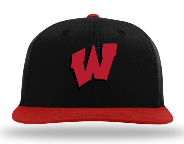 WOODBRIDGE BARRONS 9U HAT - BLACK/RED BRIM