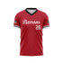 WOODBRIDGE BARRONS VNECK SS JERSEY - RED