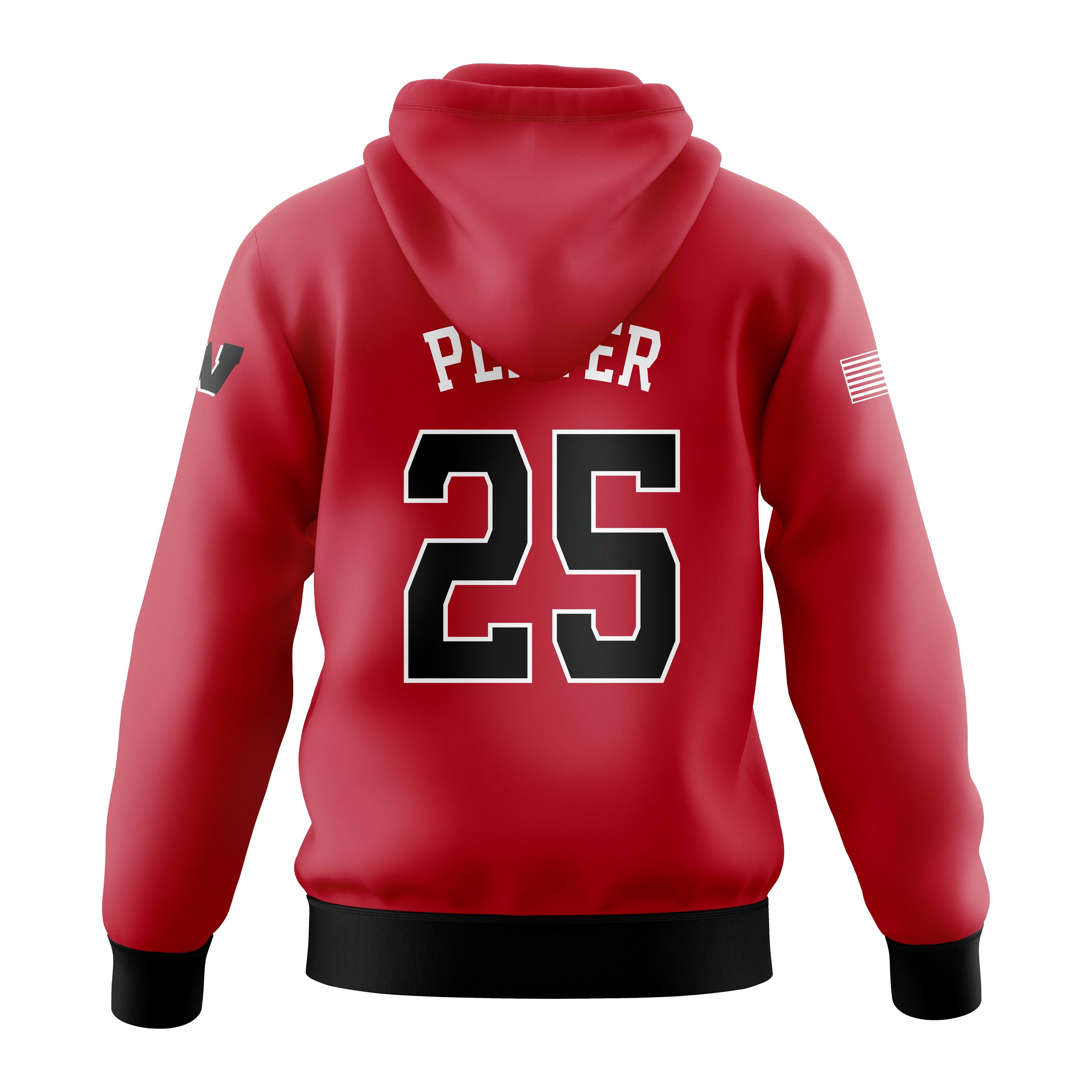 WOODBRIDGE BARRONS HOODIE - RED