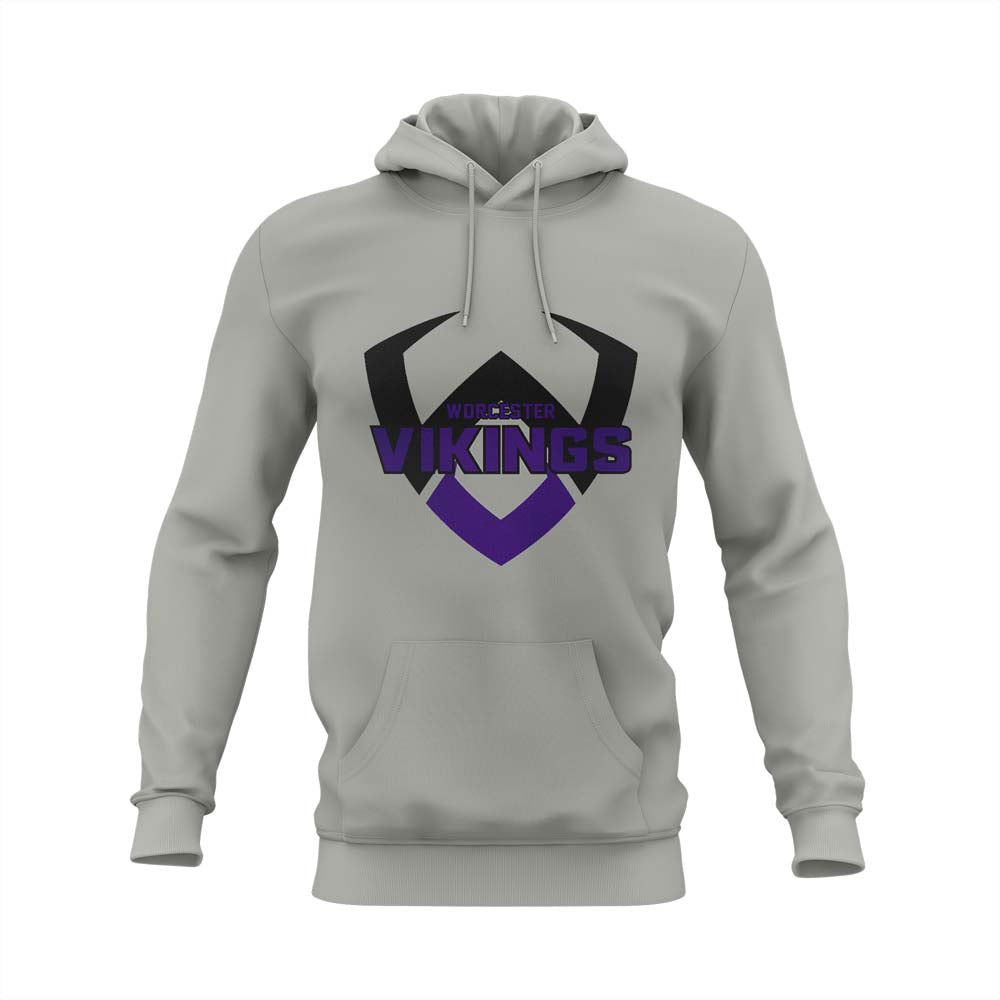 WORCESTER VIKINGS Semi Sublimated Grey Hoodie