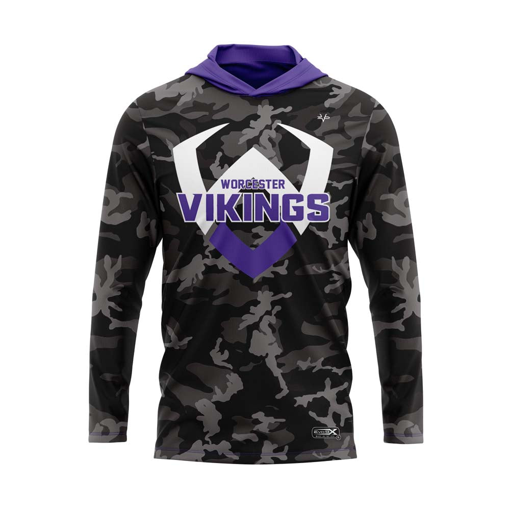 WORCESTER VIKINGS Sublimated Lightweight Hoodie