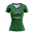 Wachusett Cheer Womens Cap Sleeve V Neck Green