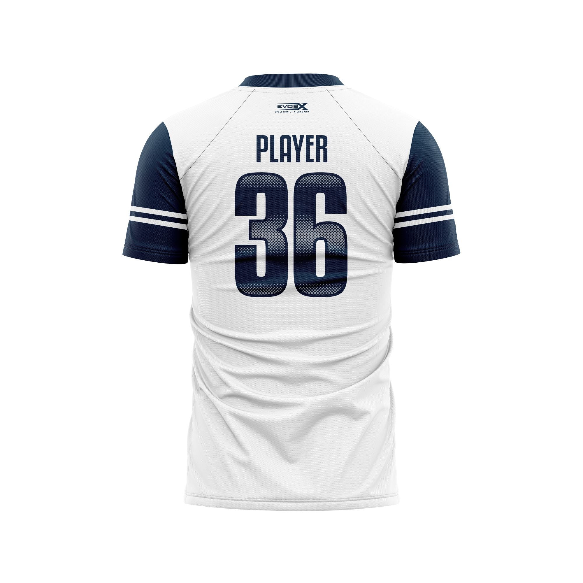 TR WARRIORS Football Fan Jersey White V1
