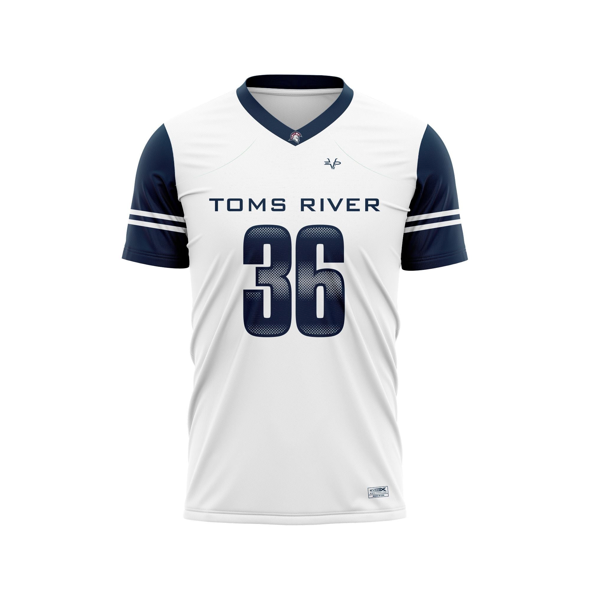 TR WARRIORS Football Fan Jersey White V1