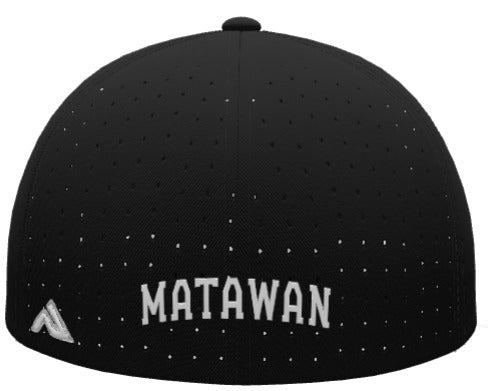 Matawan Aberdeen Babe Ruth League Flexfit  Hat Black