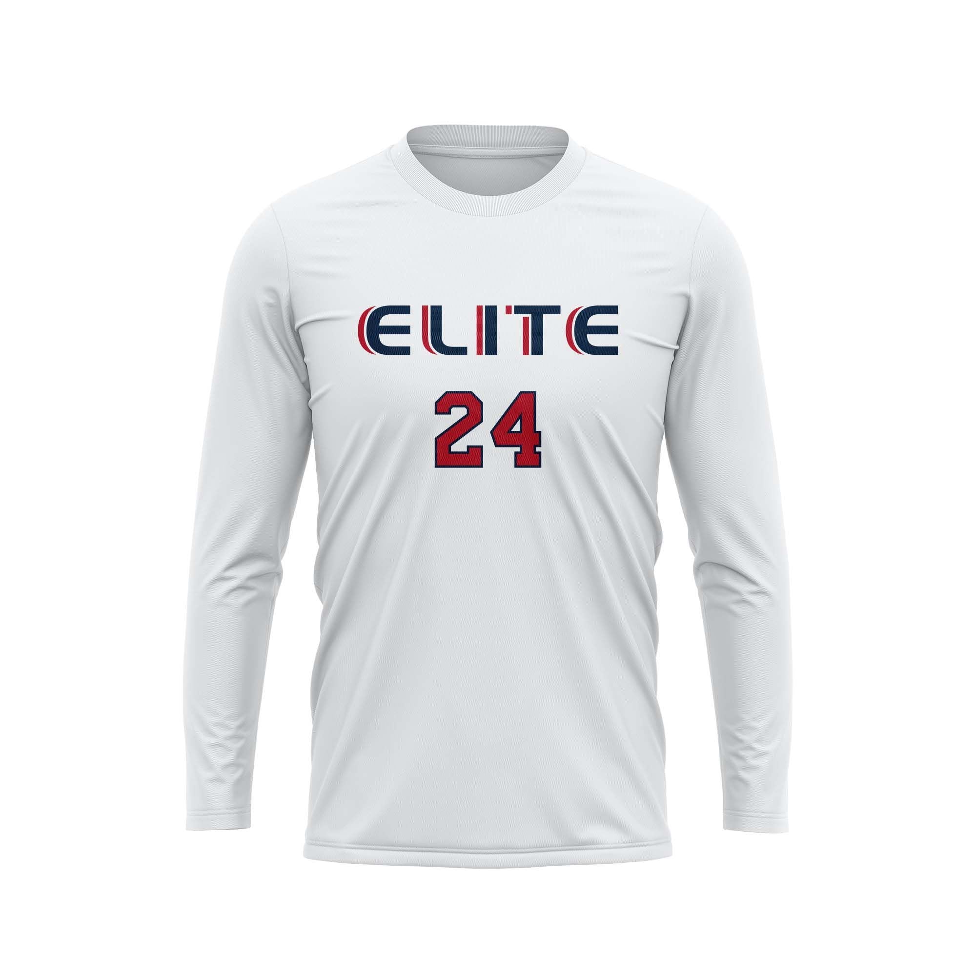 NJ ELITE WHITE SHORT SLEEVE SEMI SUB