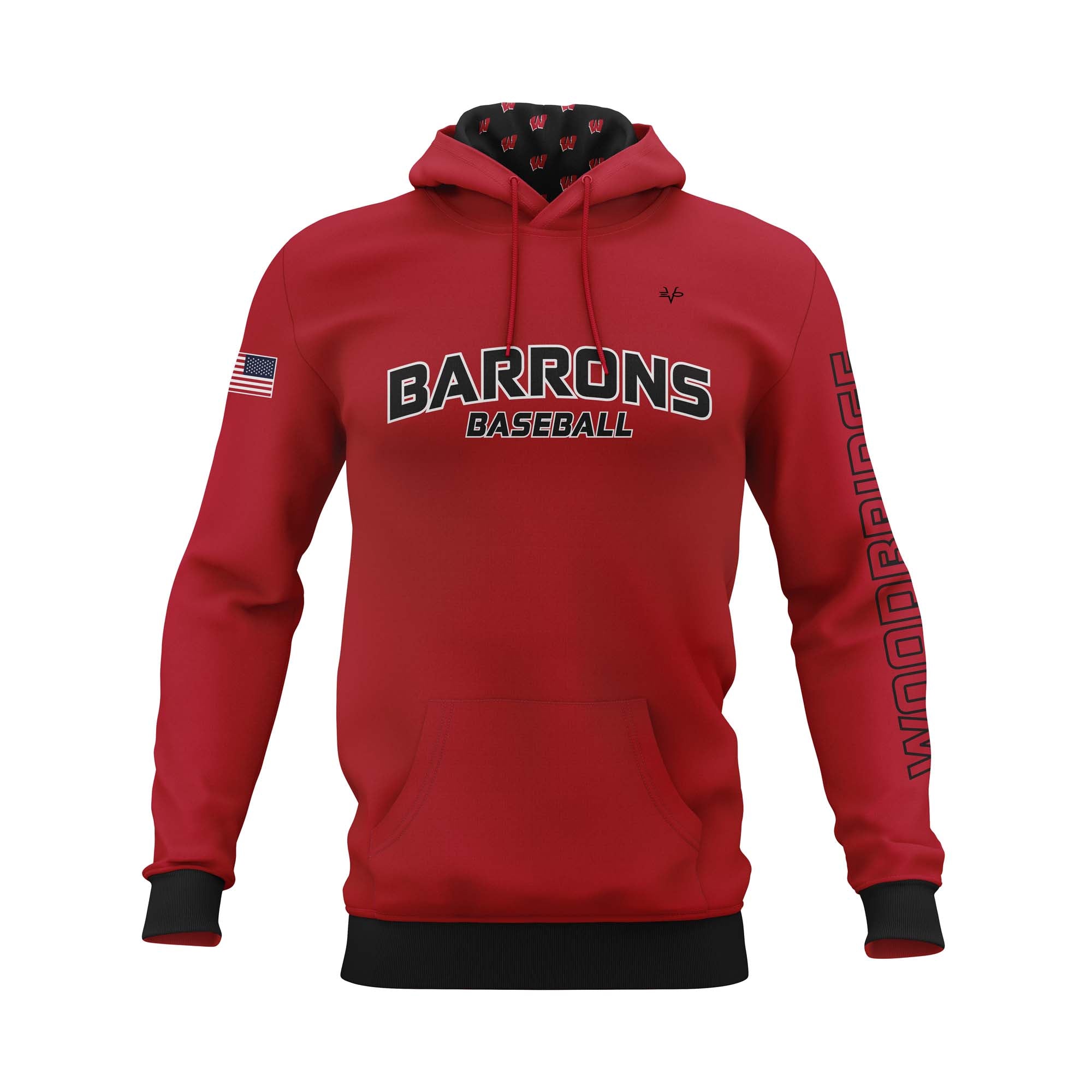 Woodbridge Barrons Red Hoodie