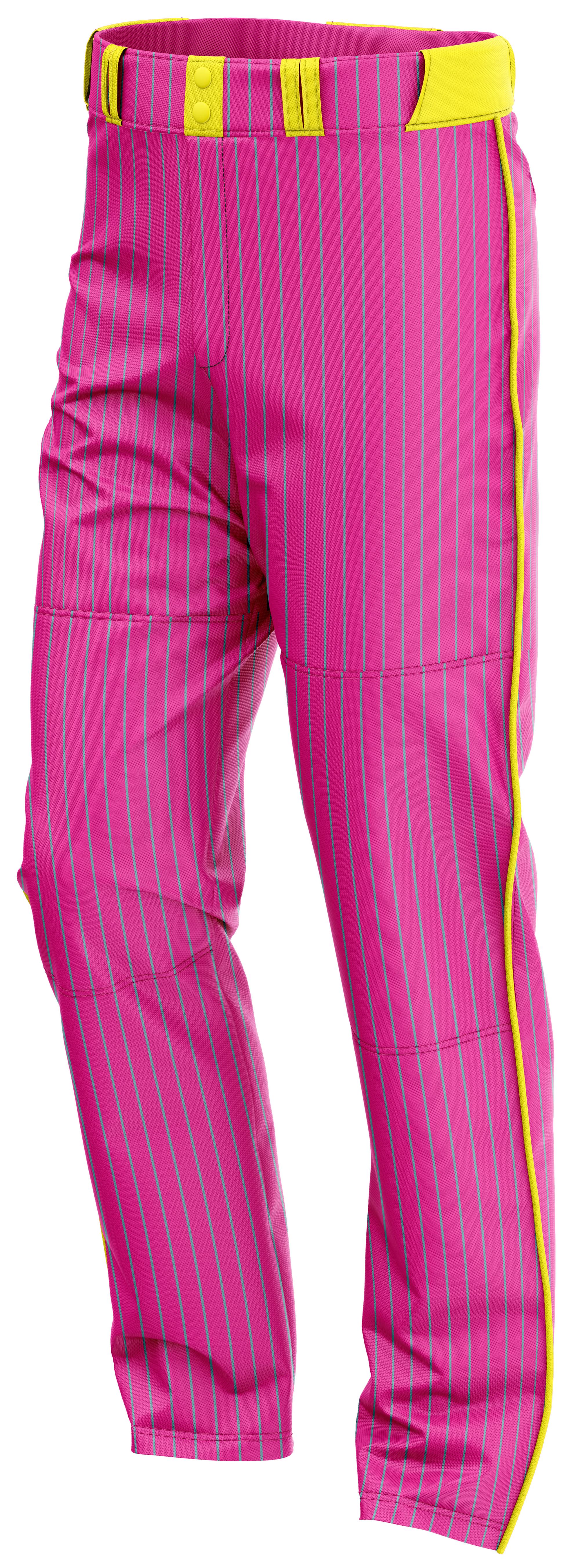 BOMB SQUAD BASEBALL PINK  STRAIGHT LEG PANT