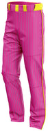 BOMB SQUAD BASEBALL PINK  STRAIGHT LEG PANT