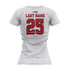 ZONED REDHAWKS Gray Semi Sublimated Short Sleeve - Women