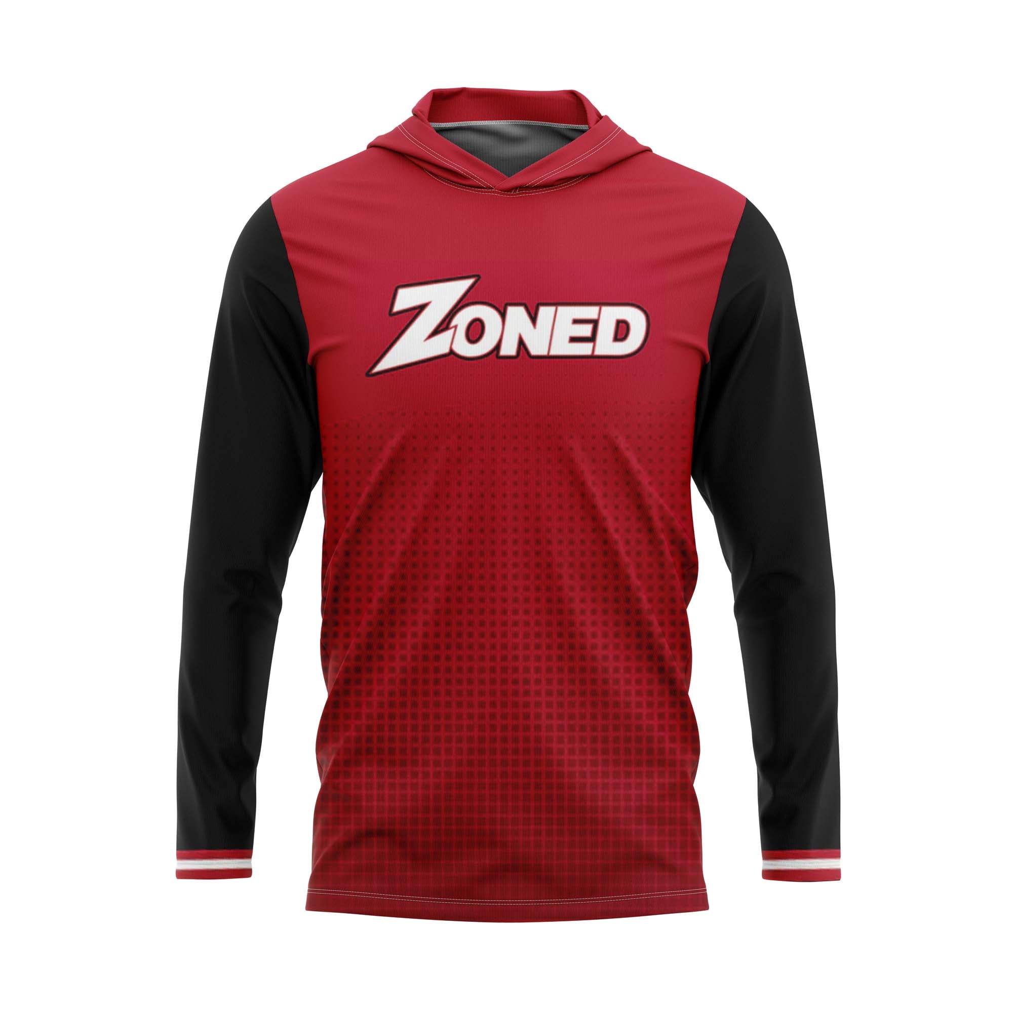 ZONED REDHAWKS 'ZONED' Light Weight Long Sleeve Hoodie