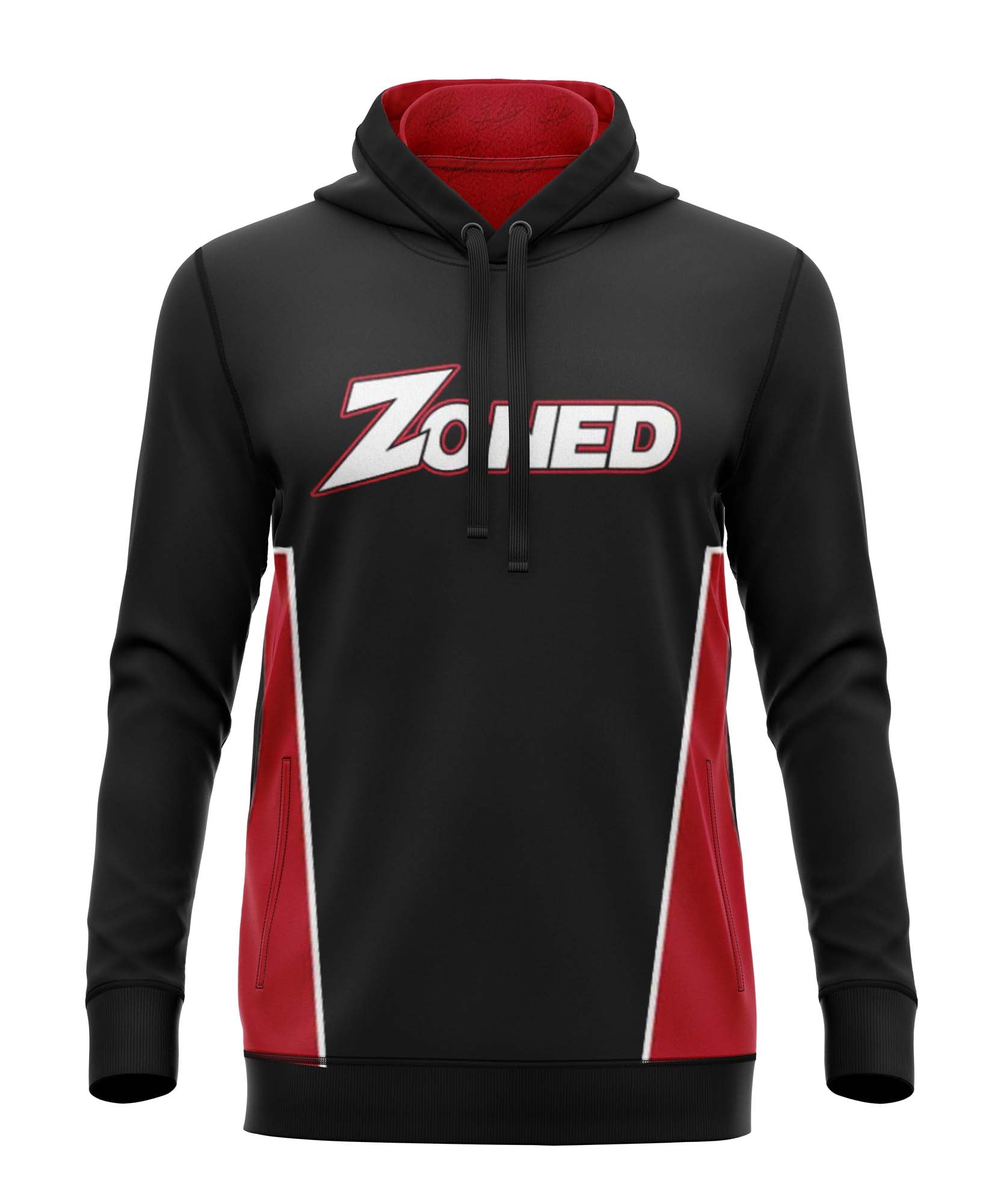 ZONED REDHAWKS 'ZONED' Medium Weight Long Sleeve Hoodie