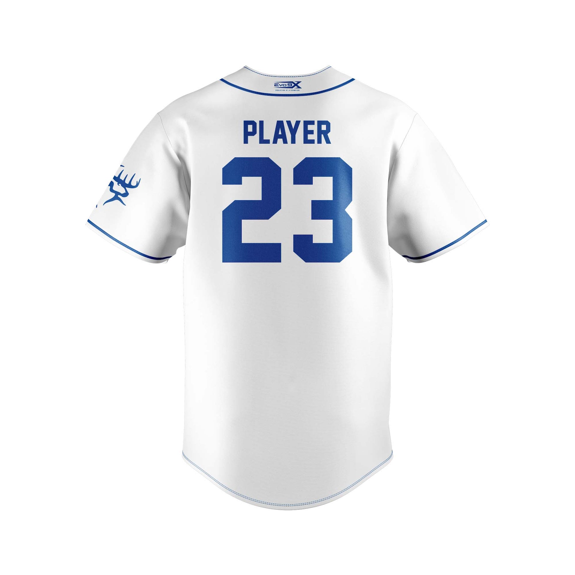 BUCKS BASEBALL WHITE FULL BUTTON JERSEYS