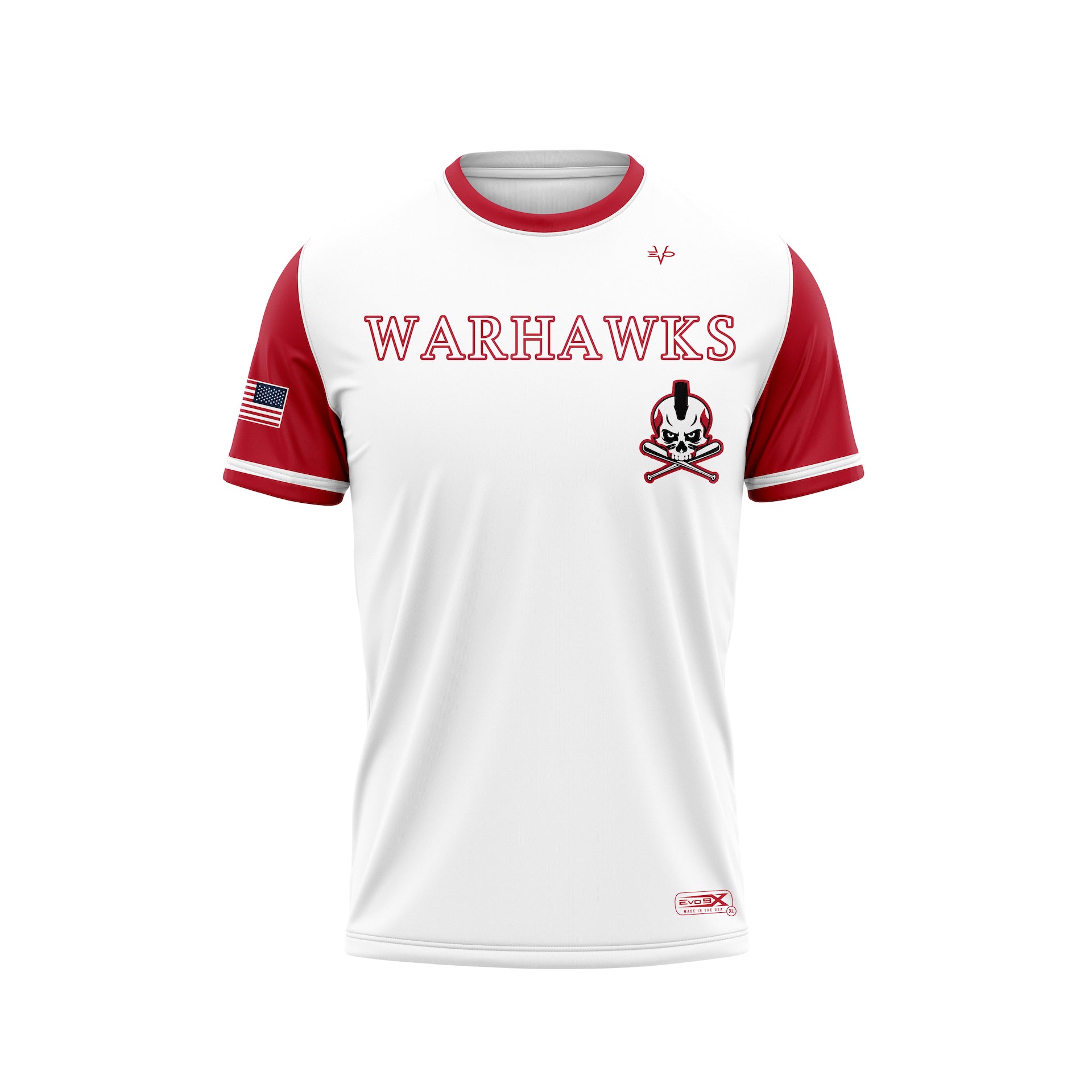 WARHAWKS CREW NECK SHORT SLEEVES WHITE