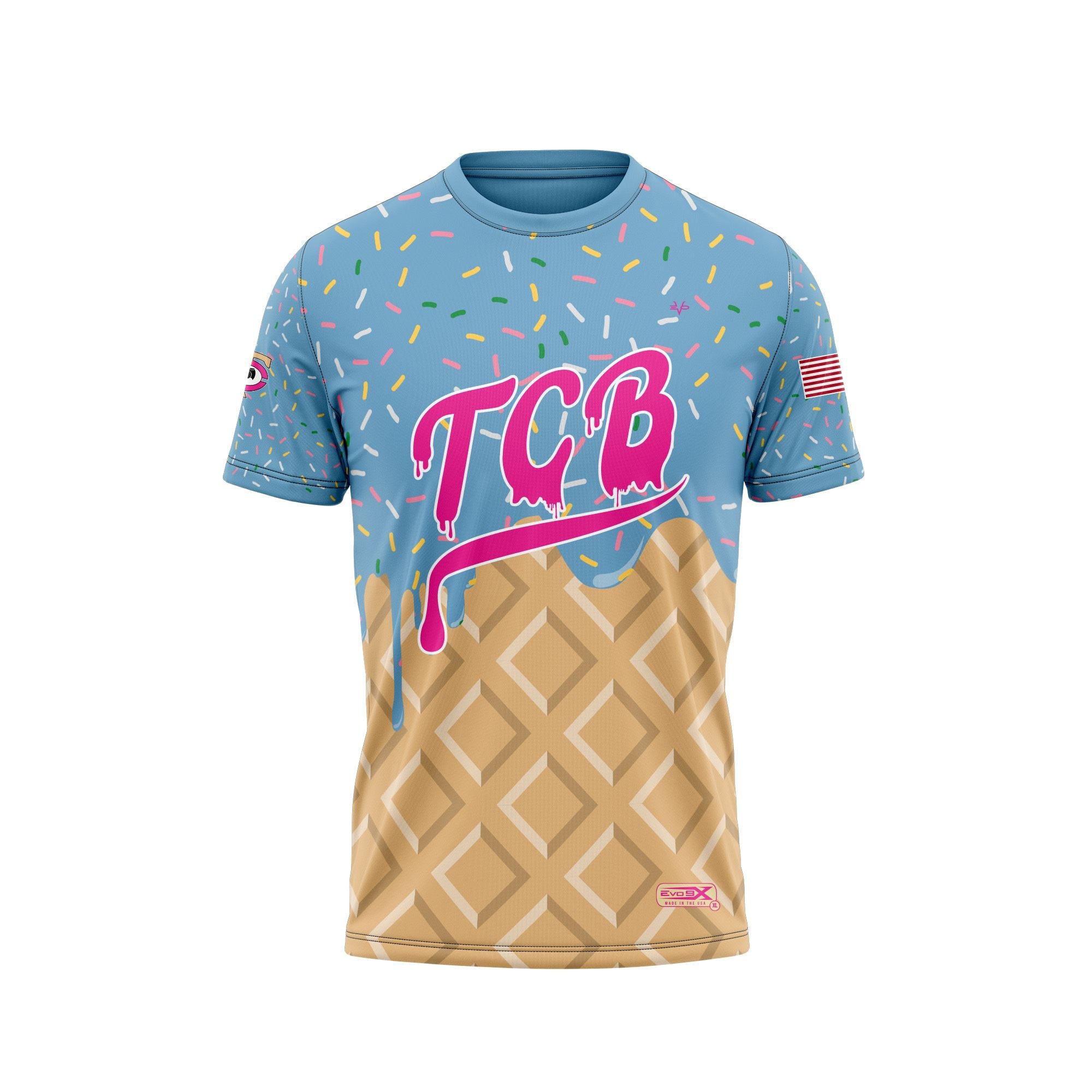 TCB BSBL CREWNECK SS - ICE CREAM