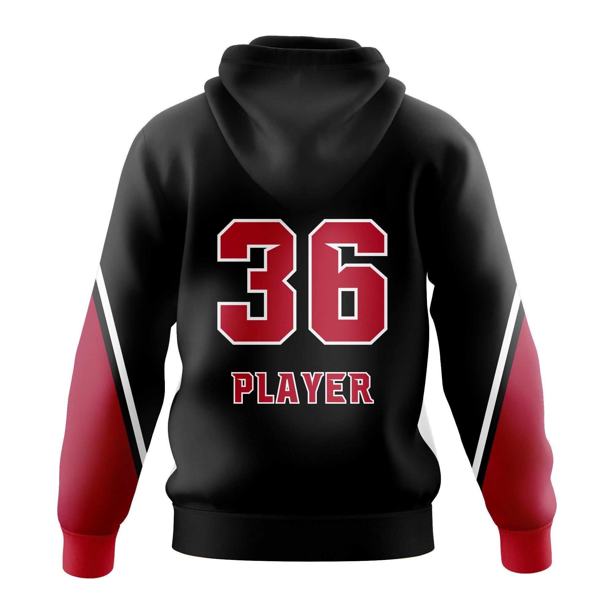 MANALAPAN WOLFPACK FASTPITCH SUBLIMATED CREW NECK HOODIE BLACK