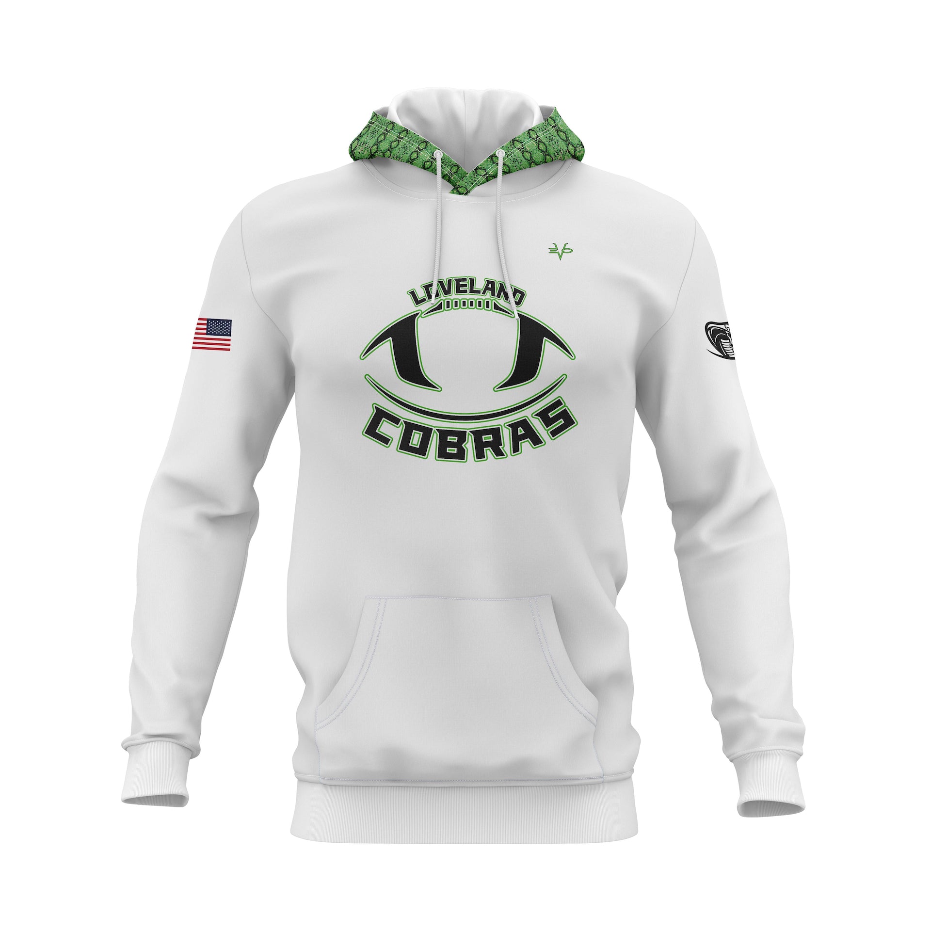 LOVELAND COBRAS FDS HOODIE - WHITE