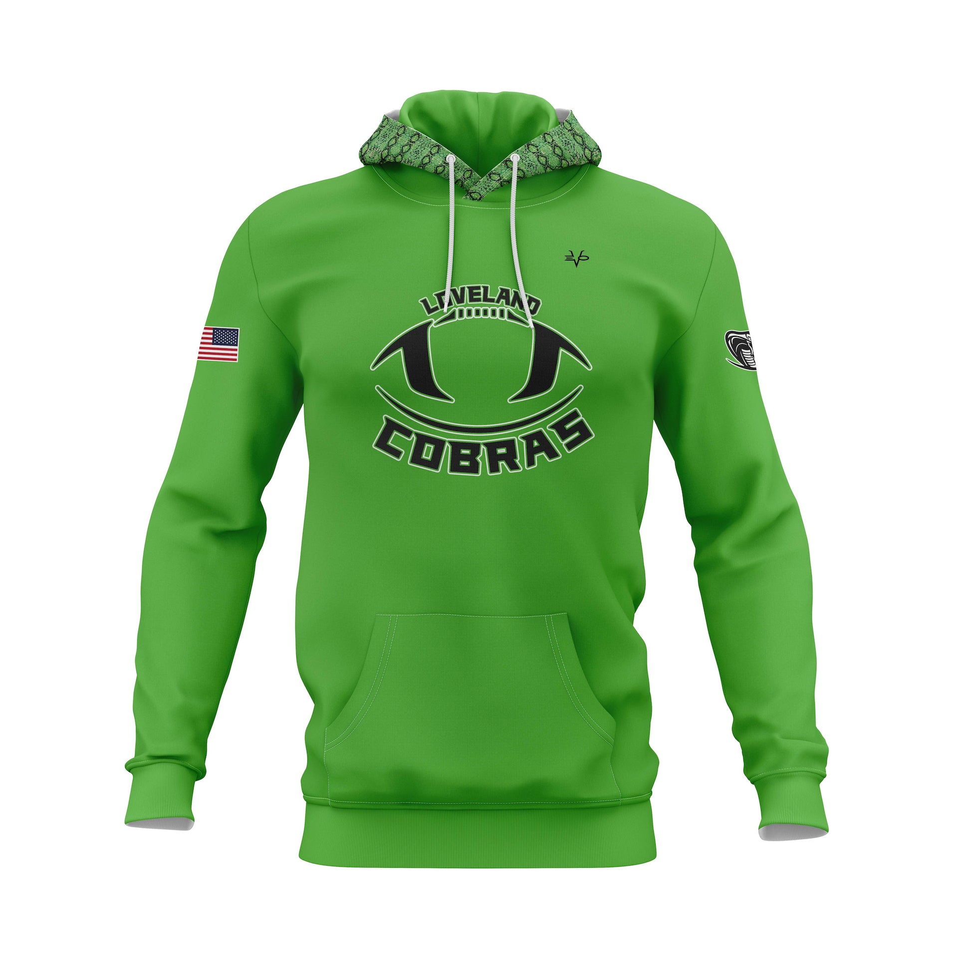 LOVELAND COBRAS FDS HOODIE - GREEN