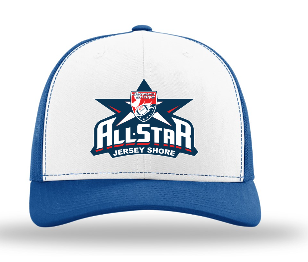 NJAYF ALL STAR ROYAL/WHITE SNAPBACK HAT