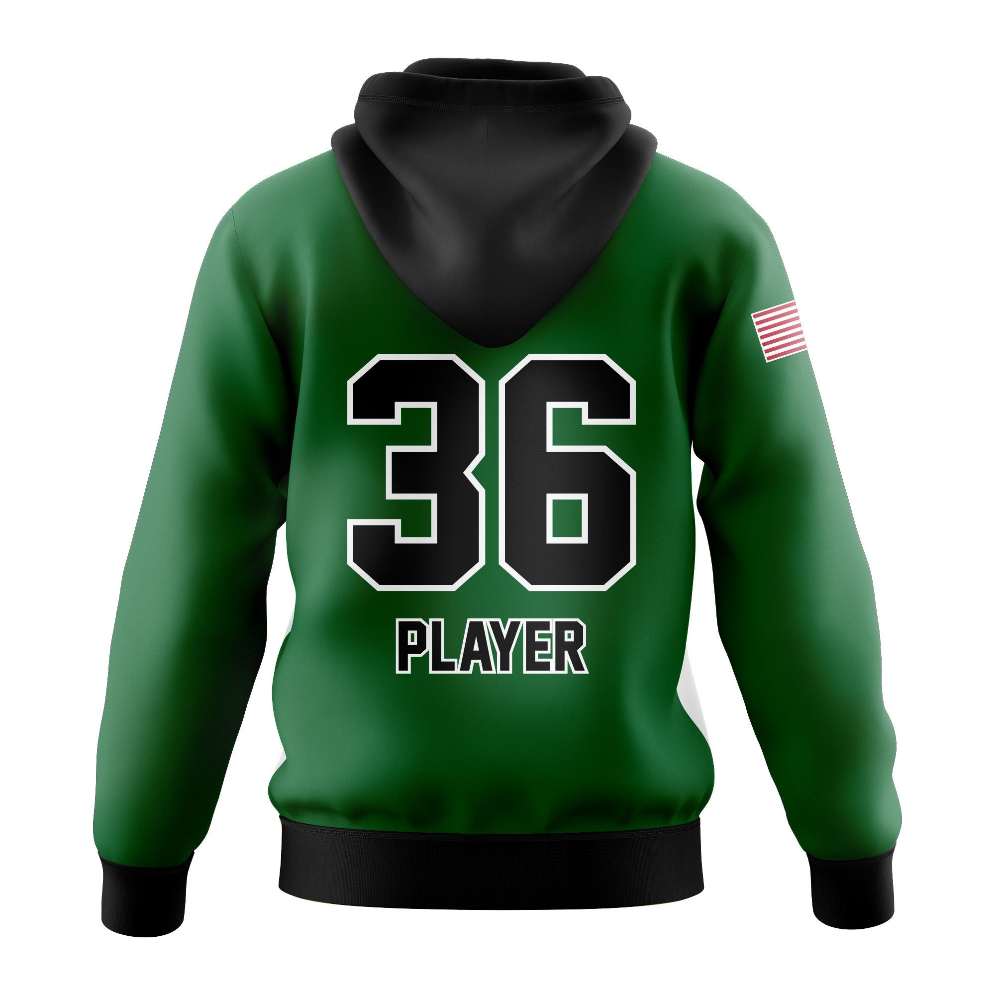 Knights - Hoodie Heavy Long Sleeve Pouch - Green