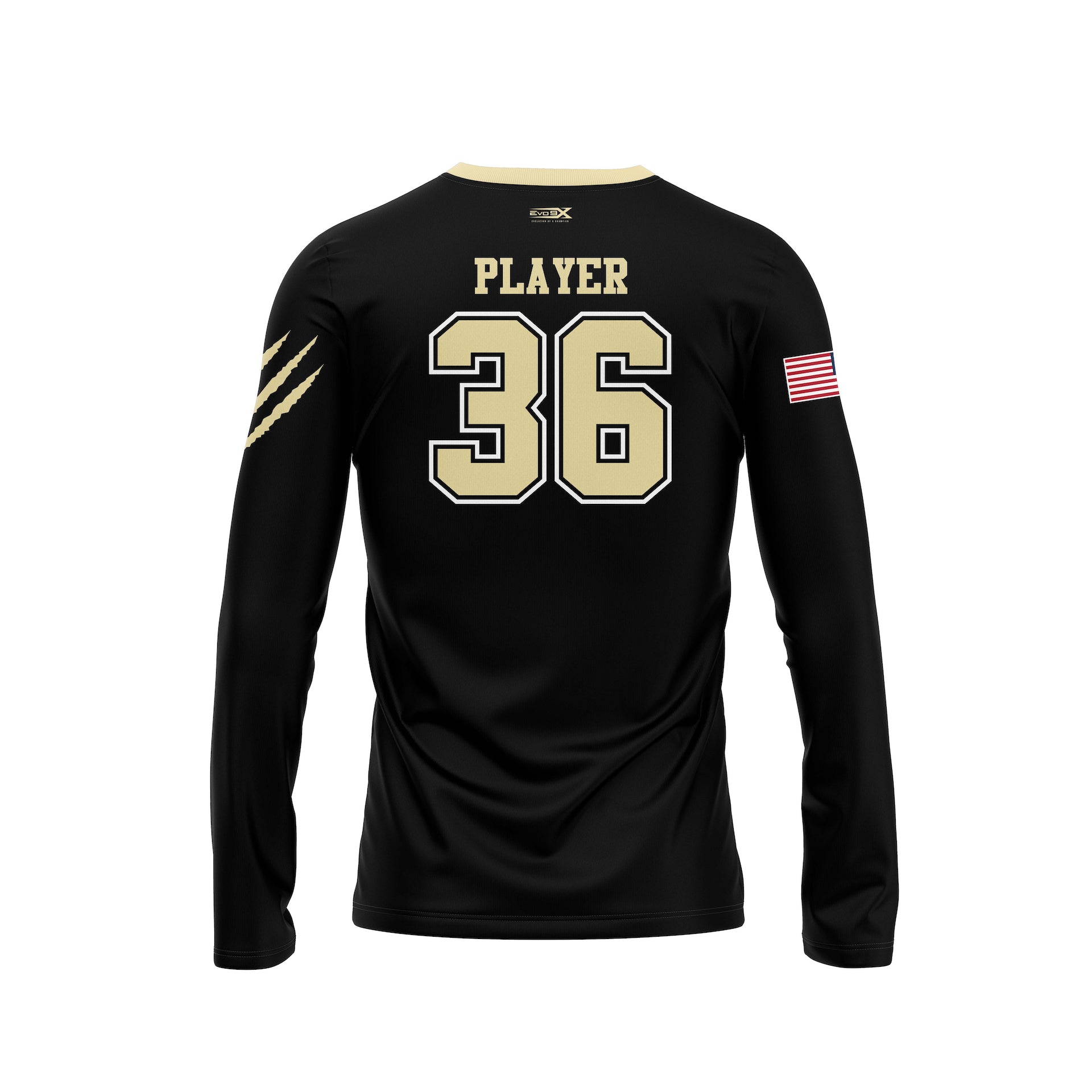 MONROE WOLVERINES LS CREW NECK JERSEY