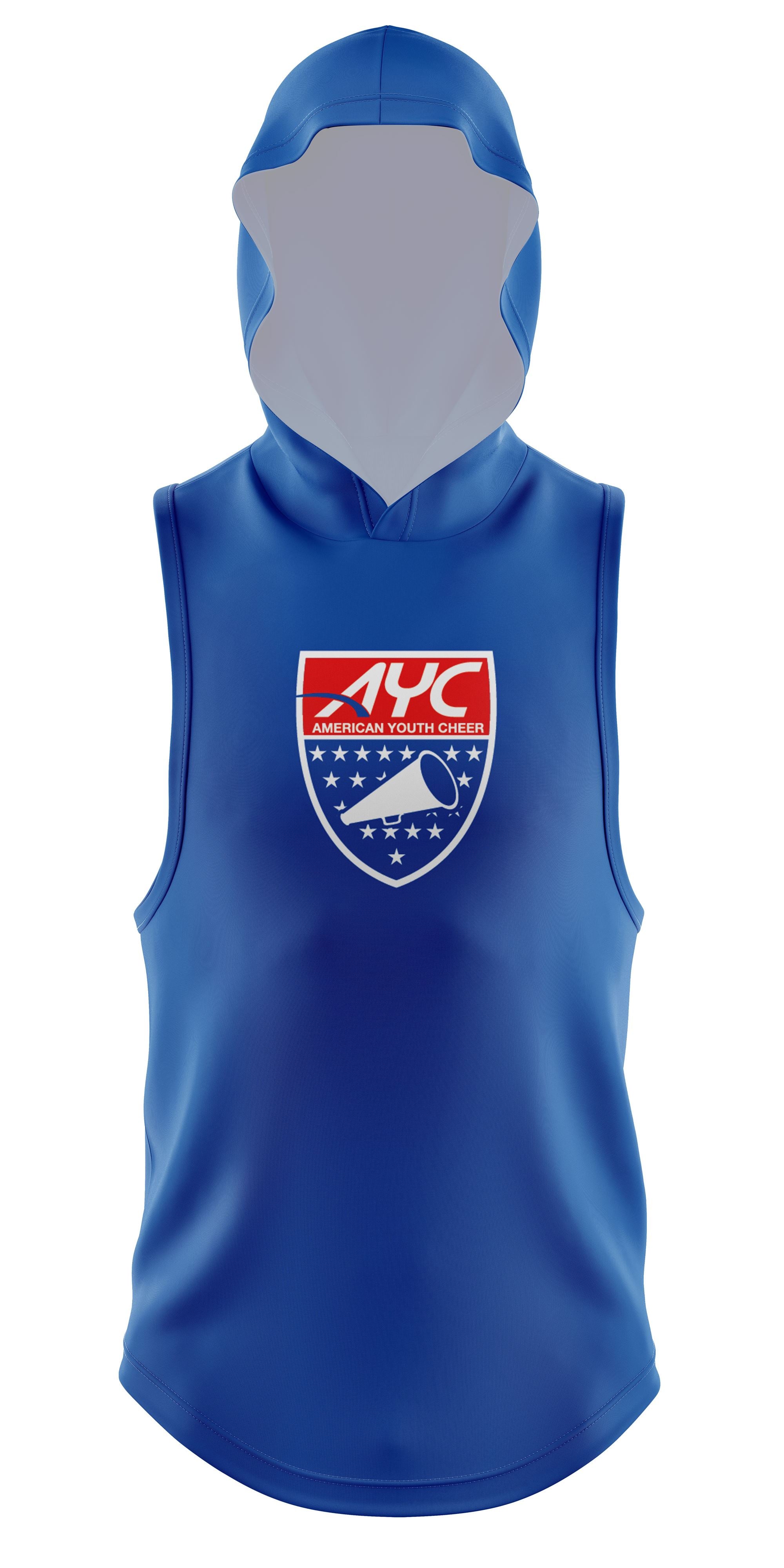 AYC Full Dye Sublimated Sleeveless Hoodie (6 Colors)