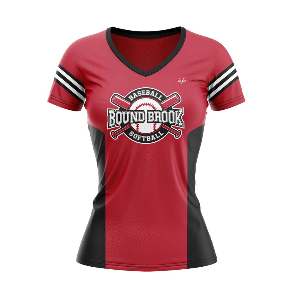BOUND BROOK REC Sublimated Women's Cap Sleeves Jersey