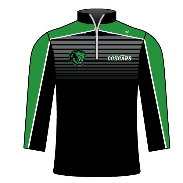 CHARLES CARROLL COUGARS Sublimated Quarter Zip Jacket