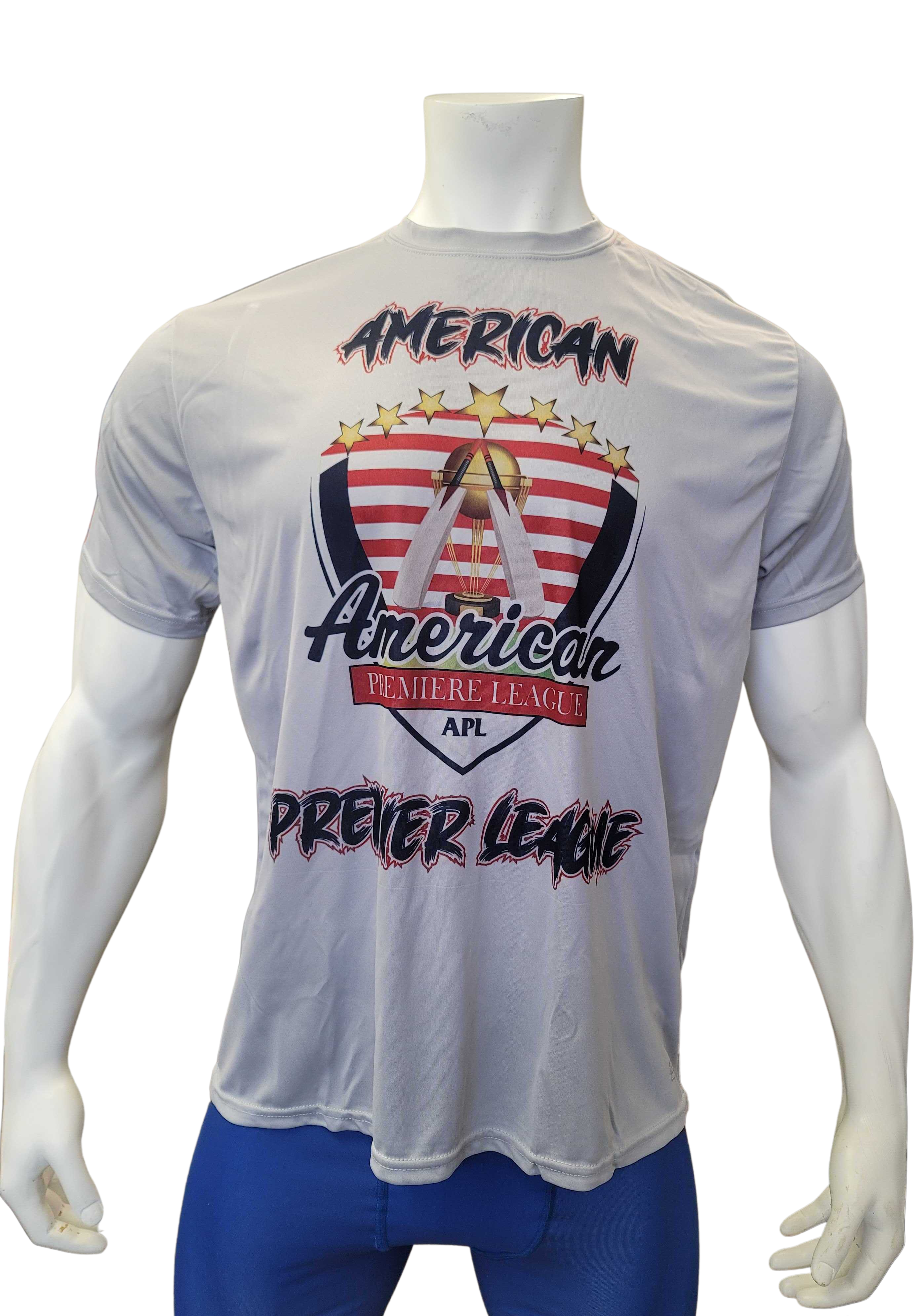 AMERICAN PREMIERE LEAGUE Semi Sublimated Shirt Gray (Design 1)