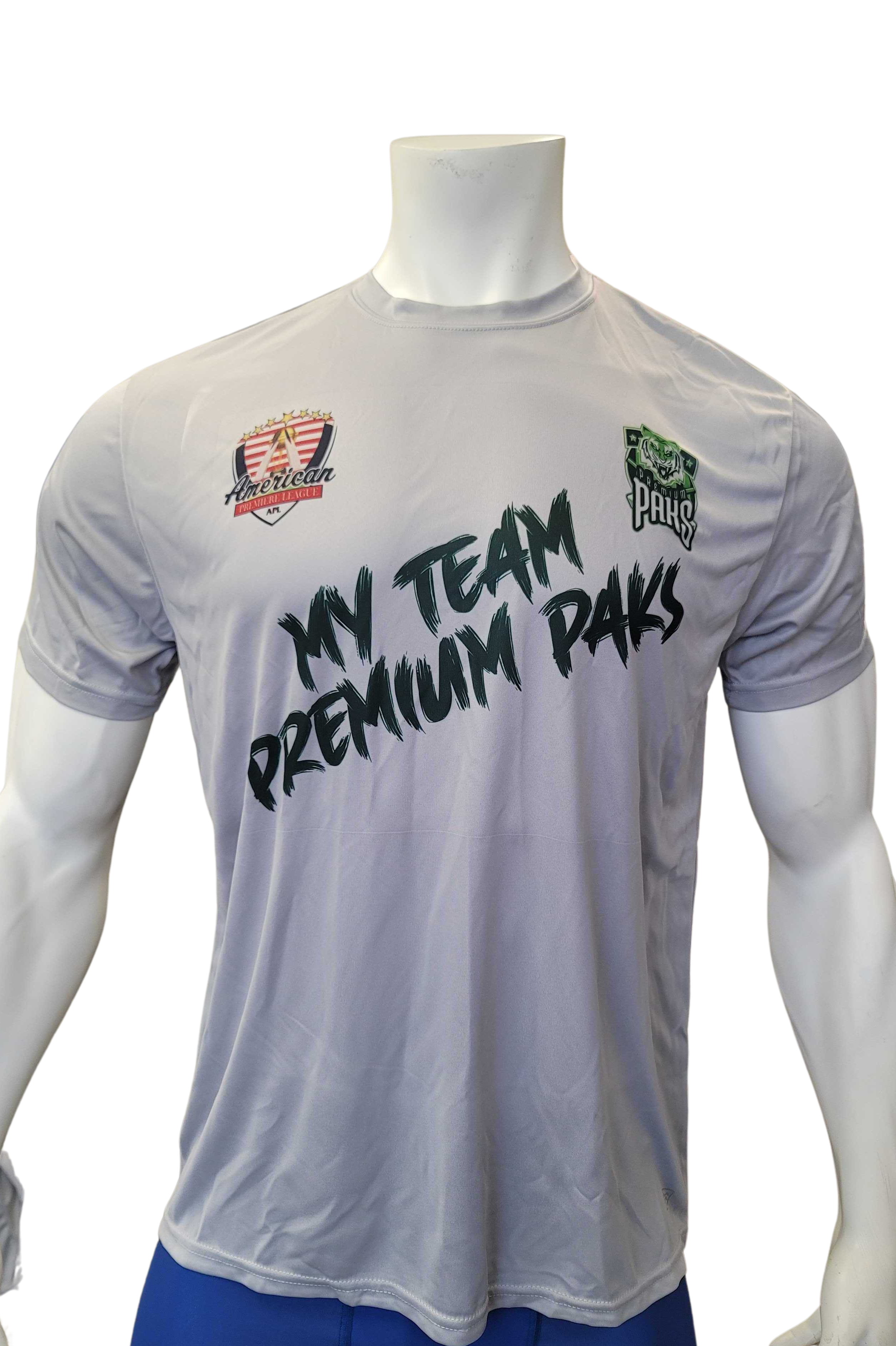 MY TEAM PREMIUM PAKS Semi Sublimated Shirt Gray (Design-1)