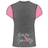Short Sleeve Shirt Gray/Pink Back