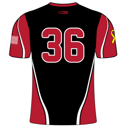 Sublimated Jersey - Black/Red