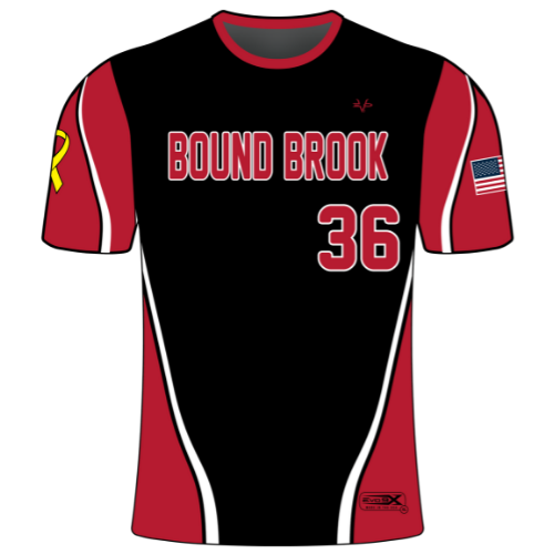 Sublimated Jersey - Black/Red