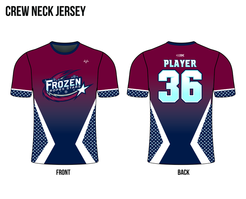 FROZEN ROPES STARS Fastpitch Sublimated Crew Neck Jersey