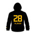 Football Sublimated Hoodie Back