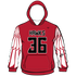 Red Sublimated Hoodie