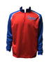 EXPOS Baseball Sublimated Quarter Zip Jacket Red/Blue