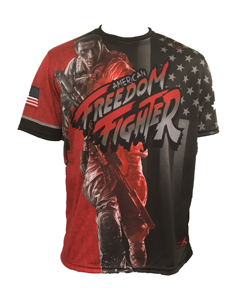 Sublimated Crew Neck Shirt Red
