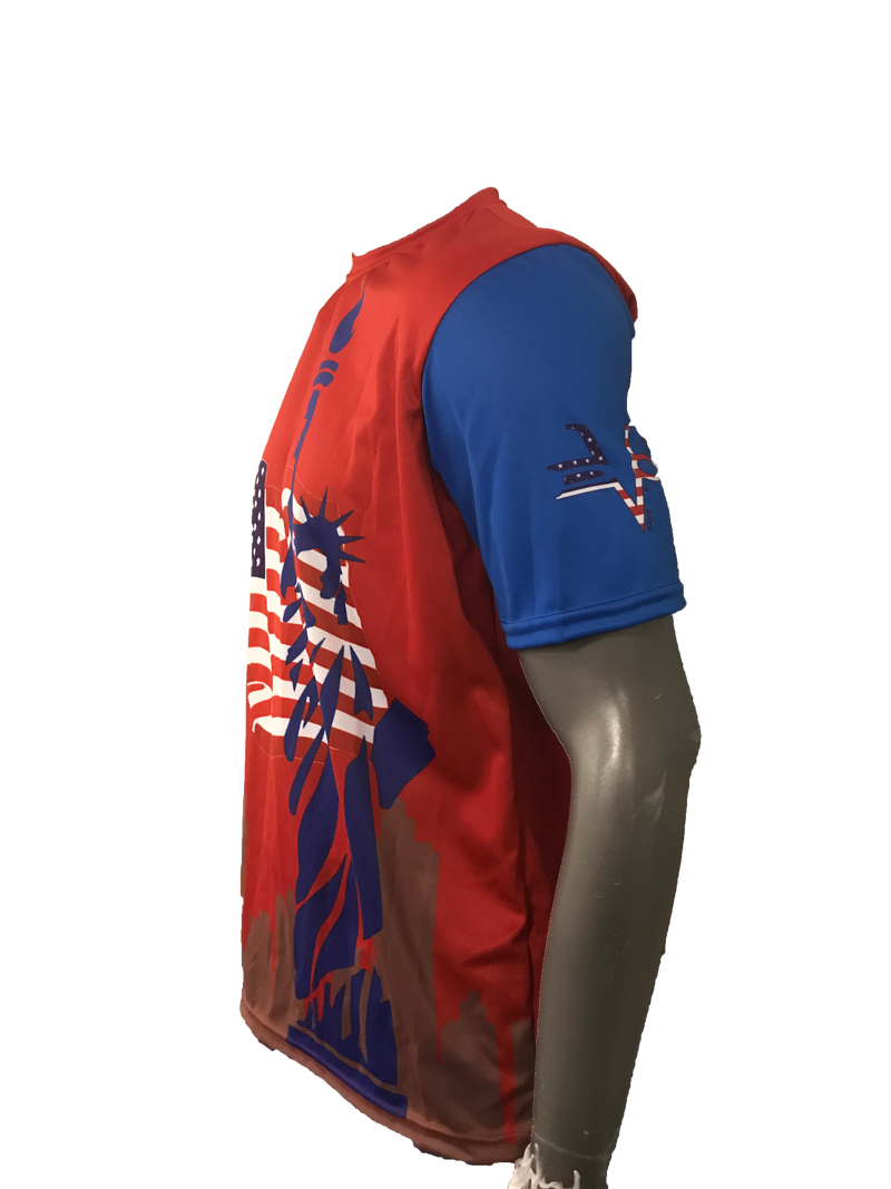 Sublimated Shirt Red/Blue