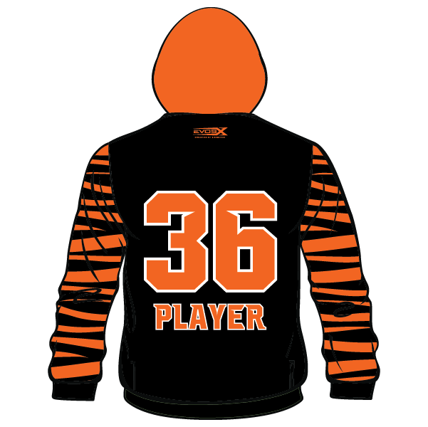 TIGERS Sublimated Hoodie Back