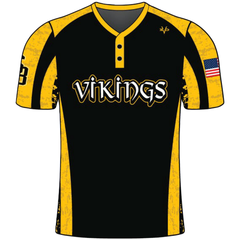 Baseball 2-Button Sublimated Jersey