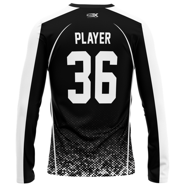 " MISGUIDED " Paintball Sublimated Long Sleeve Jersey Black Back