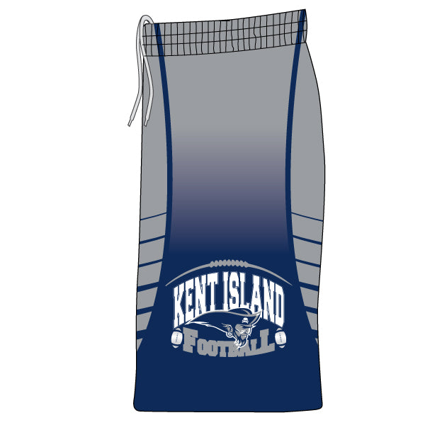 KENT ISLAND FOOTBALL Sublimated Shorts