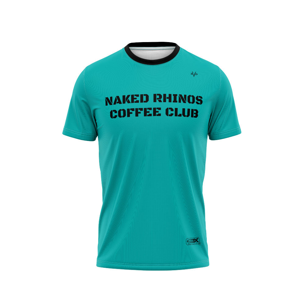 Naked Rhinos Coffee Club Short Sleeve Crew Neck Jersey 