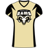 RAMS Cap Sleeve Shirt