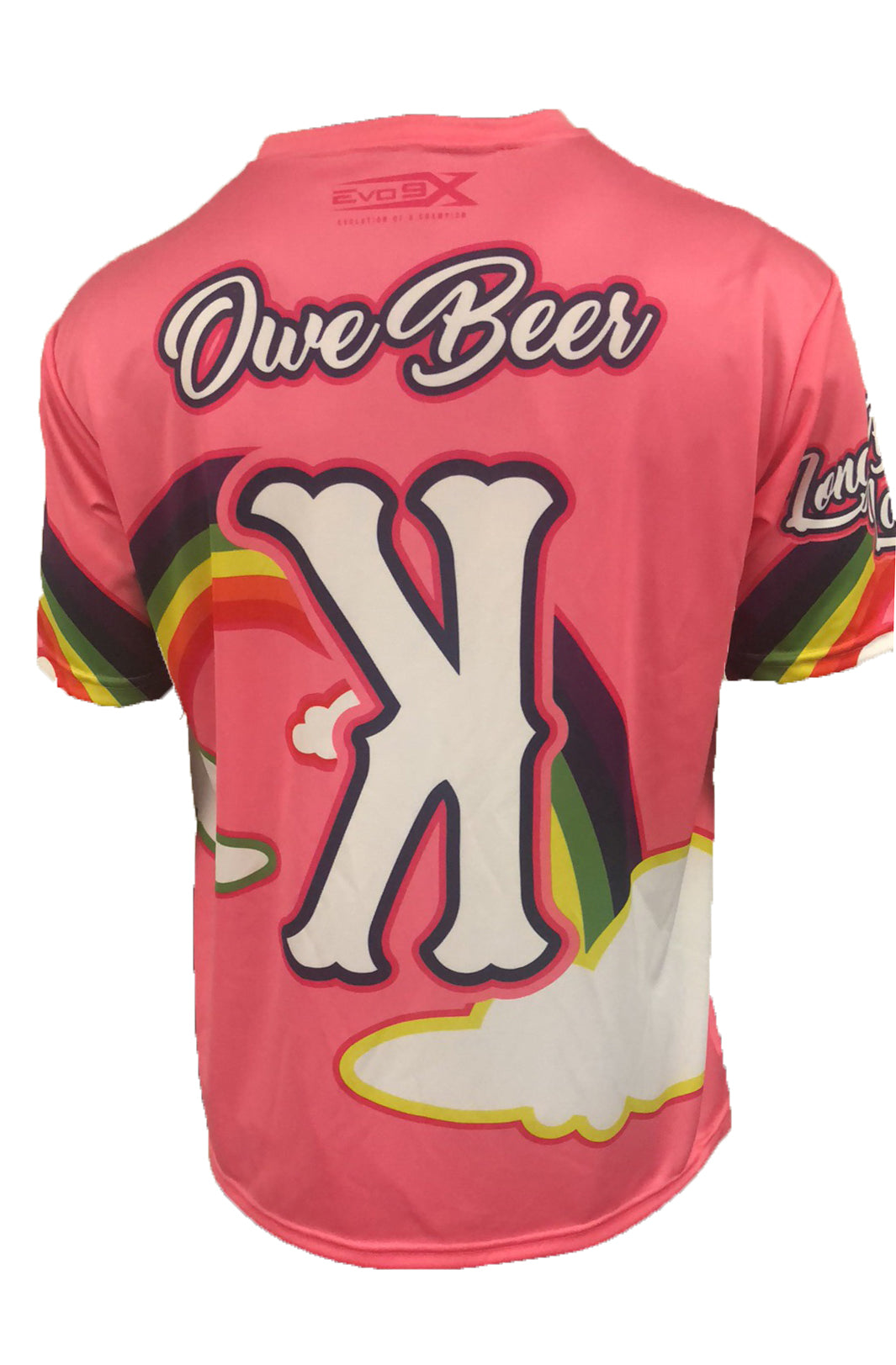 EVO9X Store EVO9X Full Sublimated Breast Cancer Awareness Jersey Fight Like A Girl XLarge
